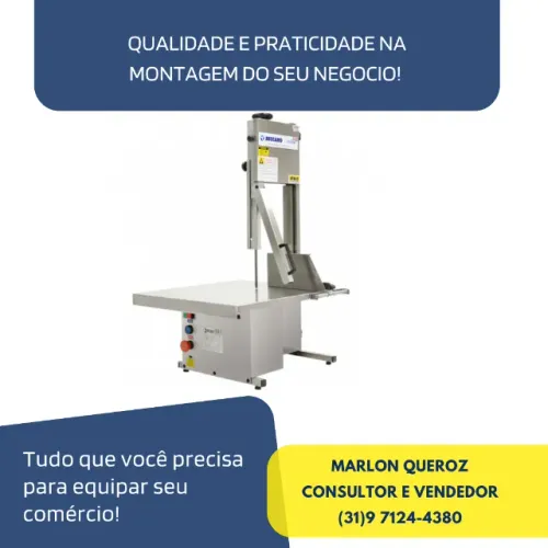 Serra Fita de Bancada Inox Beccaro