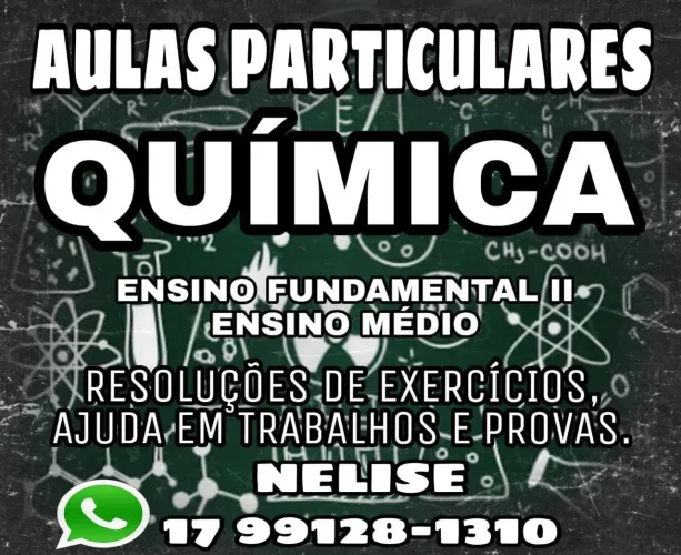 Aulas Particulares de Química, Matemática e Física