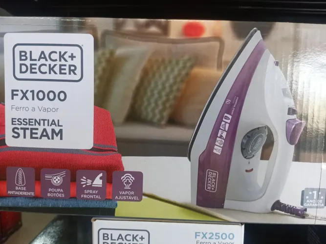 Ferro de passar a Vapor Black+Decker FX1000 - Essencial Steam