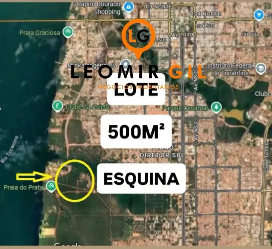 LOTE DE ESQUINA - QUADRA ATRÁS DA PRAIA DO PRATA. (investimento)