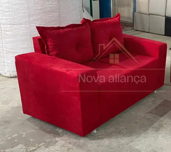 SOFÁ Vermelho 2 LUGARES 