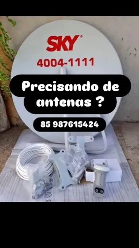 Antena sky instalador técnico 