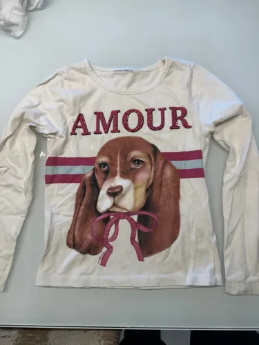 Camiseta Infantil Manga Longa Amour