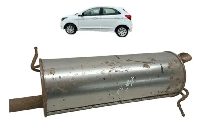 Escapamento Silencioso Ford Ka 1.0 3cc 2015 2016 2017 2018