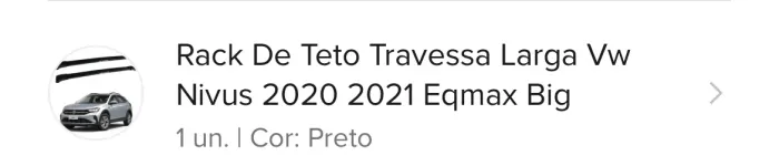 Rack de teto nivus