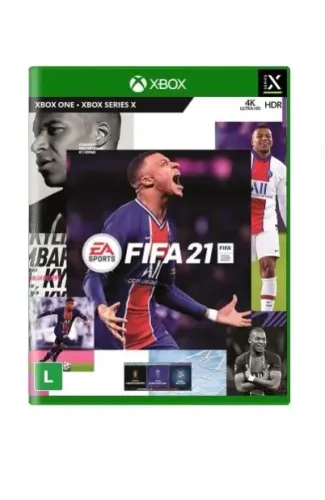 Jogo Fifa 21 Xbox One Midia Fisica Original Microsoft