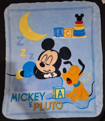 Cobertor Disney Mickey sonhando 