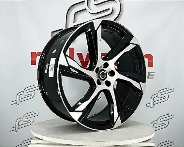 Jogo de Roda Volvo XC 90 Preto Diamantado 5x108 - 22x9 Offset 38
