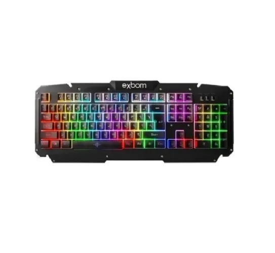 Teclado Semi Mecânico Metal Exbom BK-G200 - WZetta