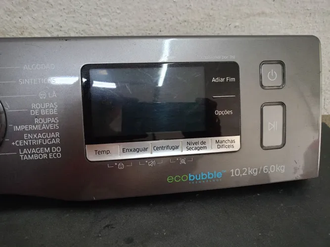 Painel lava e seca Samsung completo