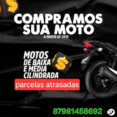 Moto com parcelas atrasadas $5000