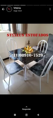 Mesa de 4 cadeiras novas
