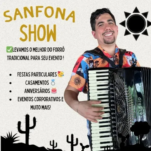 Show de Sanfona e Voz (Sanfoneiro e Trio)