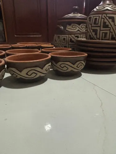Kit feijoada em cerâmica marajoara
