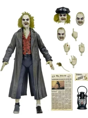 NECA Ultimate Beetlejuice (Bio-Exorcist) with Accessories, Collectible Action Figure