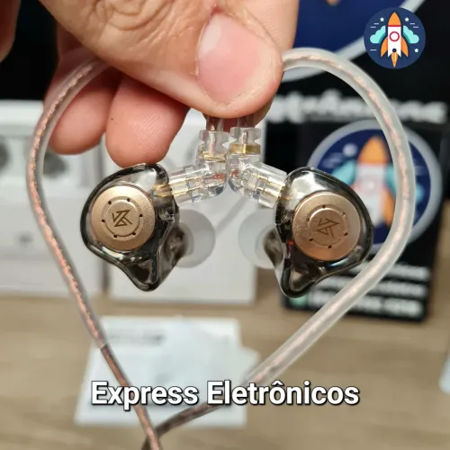 *PROMOÇÃO* FONE PROFISSIONAL KZ EDX PRO 4 DRIVES ORIGINAL ALTA QUALIDADE NOVO