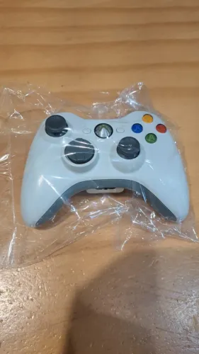 Controle Xbox 360 Branco Wireless Original Microsoft  Semi Novo
