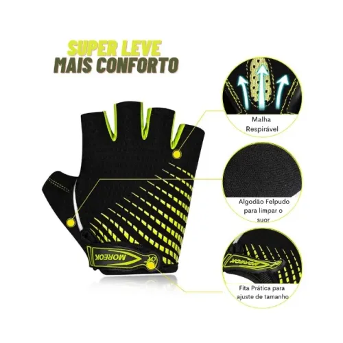 Luvas Para Bike Ciclismo Bicicleta Speed Mtb Silicone Líquido