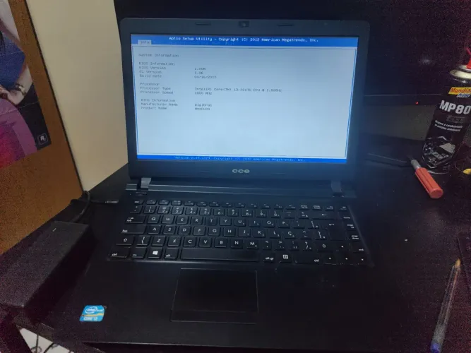 Notebook pra tirar peças 