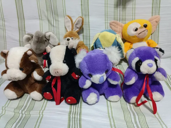 Variedades de ursinhos de pelúcia