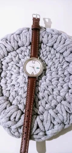 Relógio Lacoste ( original) modelo:33.3.14.2200 . Pulseira em couro legítimo. Usado