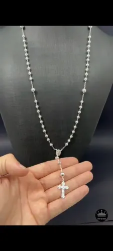 Cordão de terço prata 925 exclusivo!