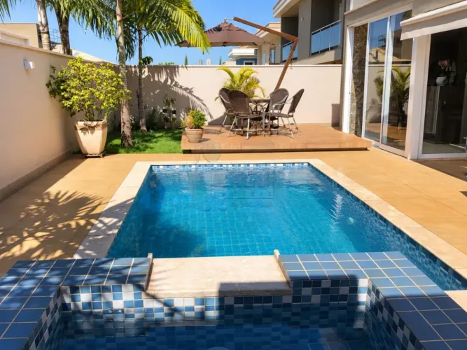 Casa sobrado de 308m² com 03 suítes em condomínio para locação - Jardim Manoel Penna