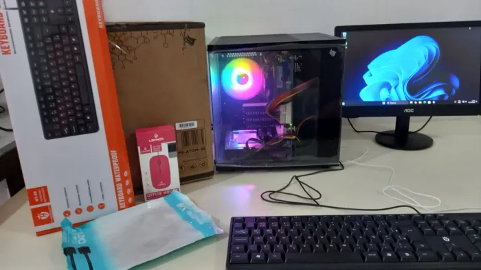 Computador i7 3770 3.90ghz 8gb hd 320gb Monitor 19pol teclado mouse Windows 11 completo 