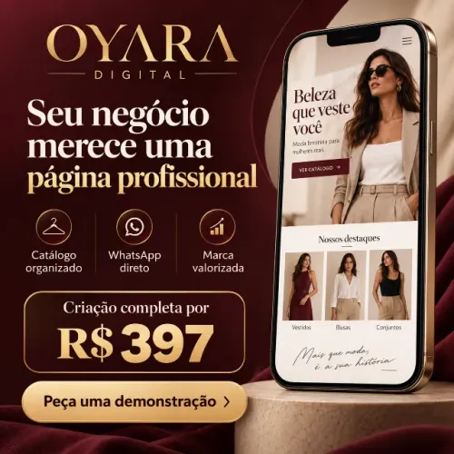 Criação de site profissional e catálogo digital