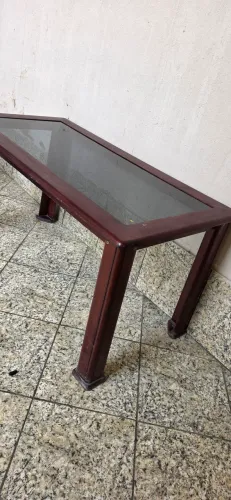 Meda de jantar com vidro sem as cadeiras