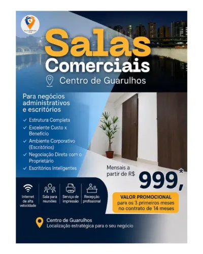 SALA COMERCIAL CENTRO GUARULHOS