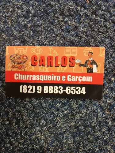 Carlos Trabalho de churrasqueiro ou garçom