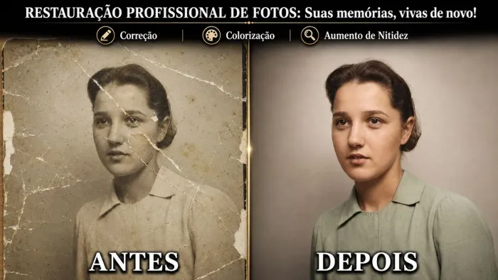 RESTAURAÇÃO DE FOTOS ANTIGAS | REVIVA SUAS MELHORES MEMÓRIAS