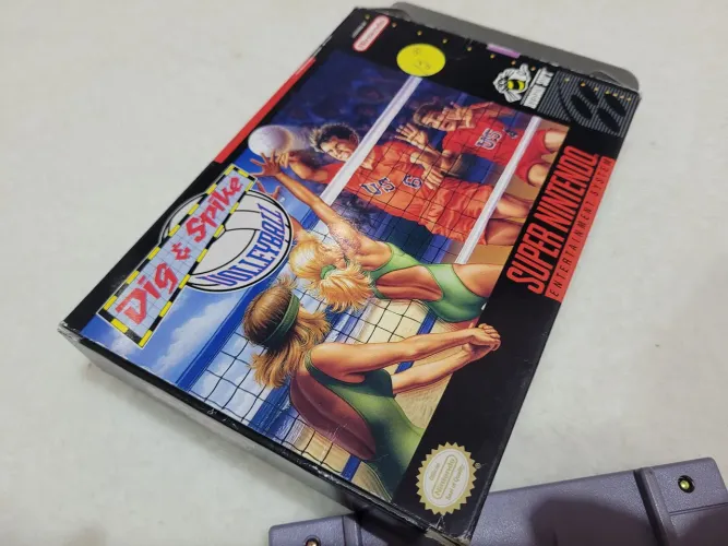Dig and Spike Volleyball (Super Nintendo, SNES) 