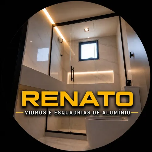 Serviços em vidro e esquadrias de alumínio.