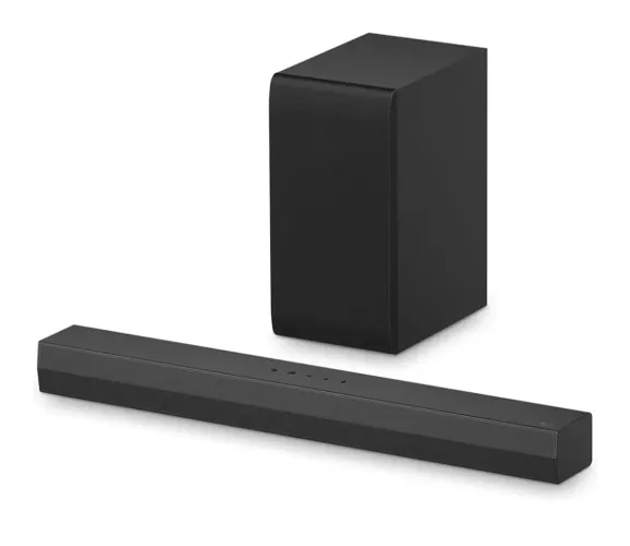 Soundbar LG 300W RMS, 2.1 Canais, Dolby Digital, Sem fios, Bluetooth 5.3