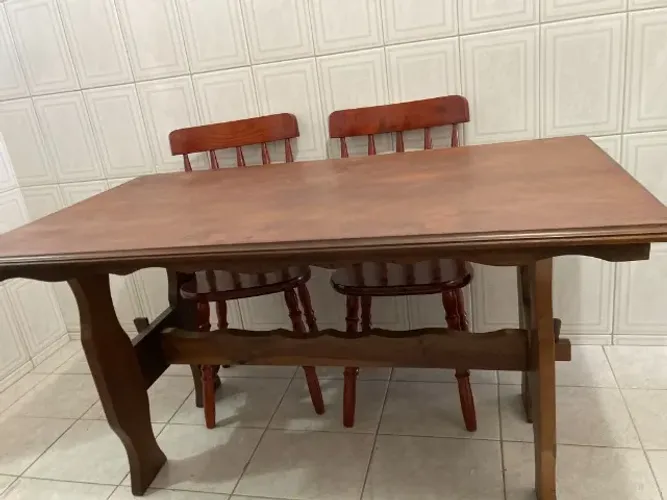 Lindissima Mesa de Jantar Madeira Maciça 80x140cm