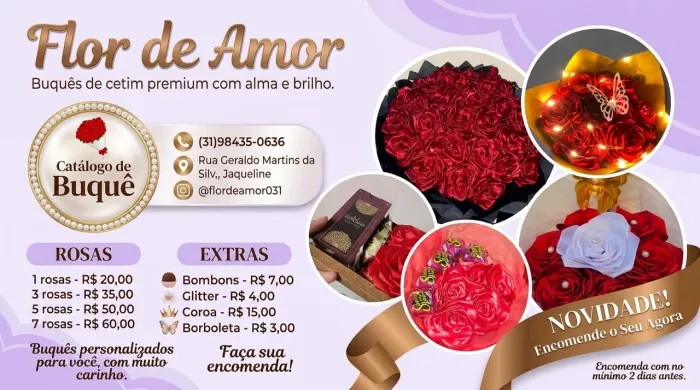 Elegância Feita à Mão em Cada Pétala