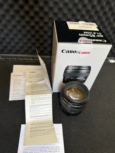 Lente Canon EF 85mm f/1.8 USM