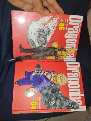 Mangá Dragon ball edição definitiva vol 4 e 5 capa dura