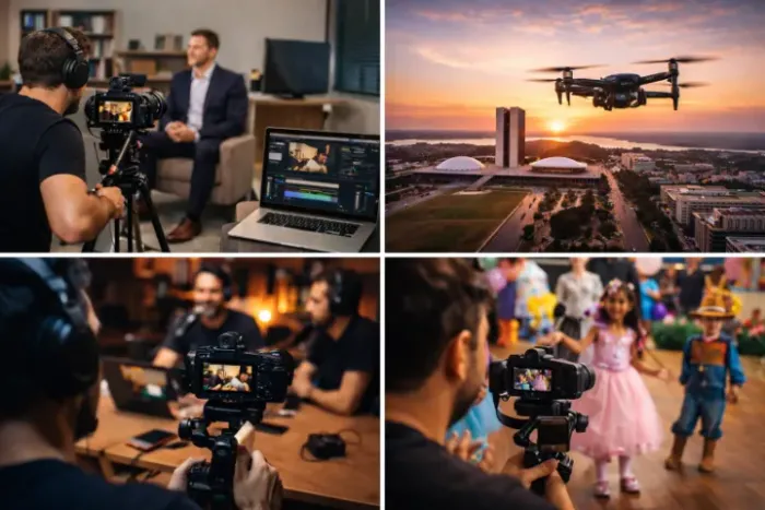 Filmmaker em Brasília - Vídeos para empresas, eventos, drone e mais