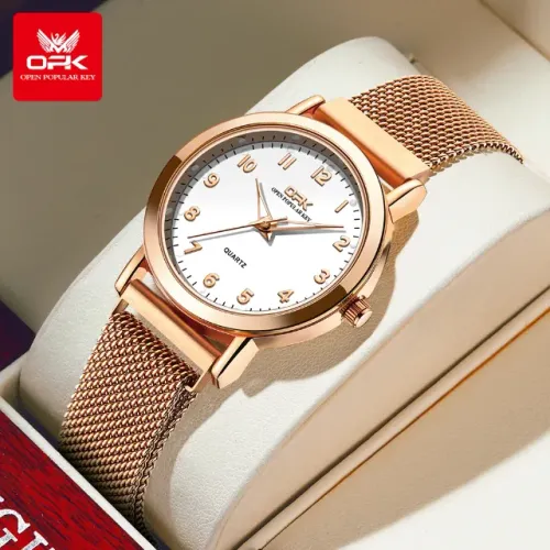Relógio Feminino Premium Fashion Estilo Casual Luxuoso