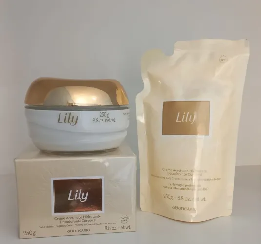 Kit Creme e refil LiLy Boticário