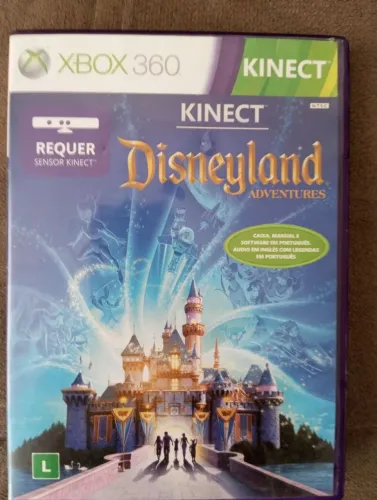 Jogo original para Xbox 360 - Kinect Disneyland