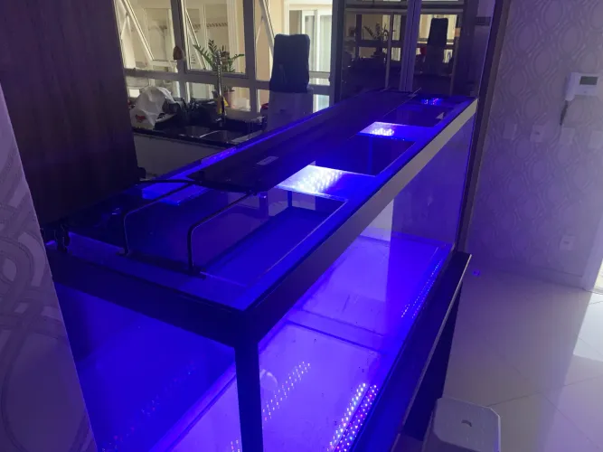 Aquário 360L Completo + Canister Sunsun 1000L/h + LED NemoLight 72W