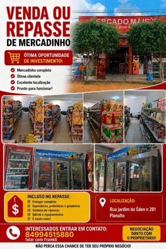 Vende-se Mercado