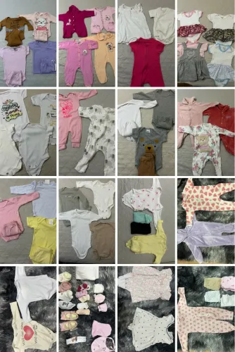 Roupas bebê e fraldas