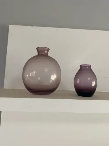 Vaso decorativo de vidro