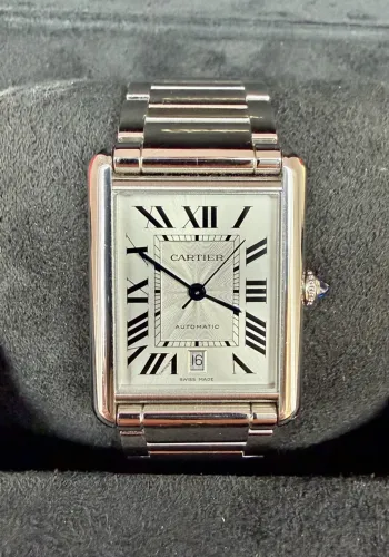 Relógio Cartier Tank XL 2025 completo