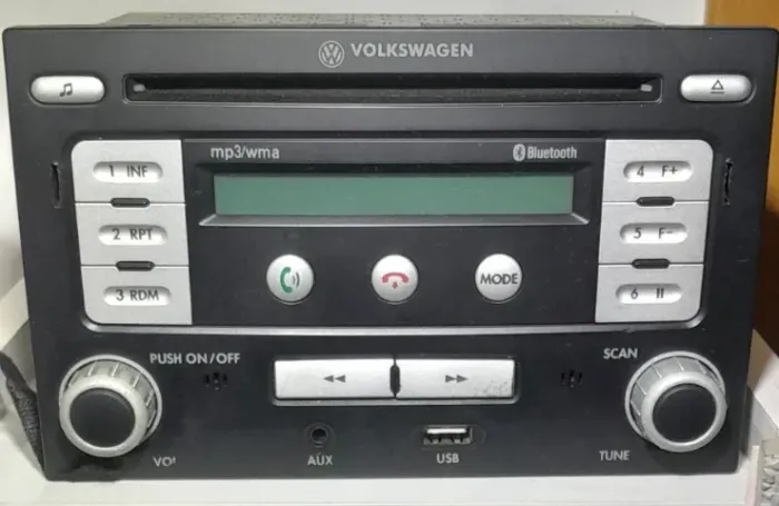 Radio VW c/bluetooth Clarion Original 2din - Golf Bora Fox Polo